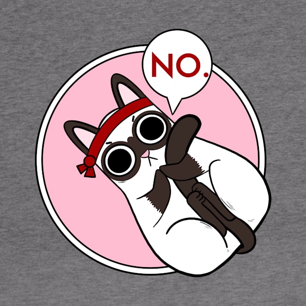 Cat says No by Cuteful